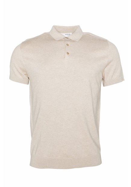 SELECTED SLHBerg SS Knit Polo Noos
